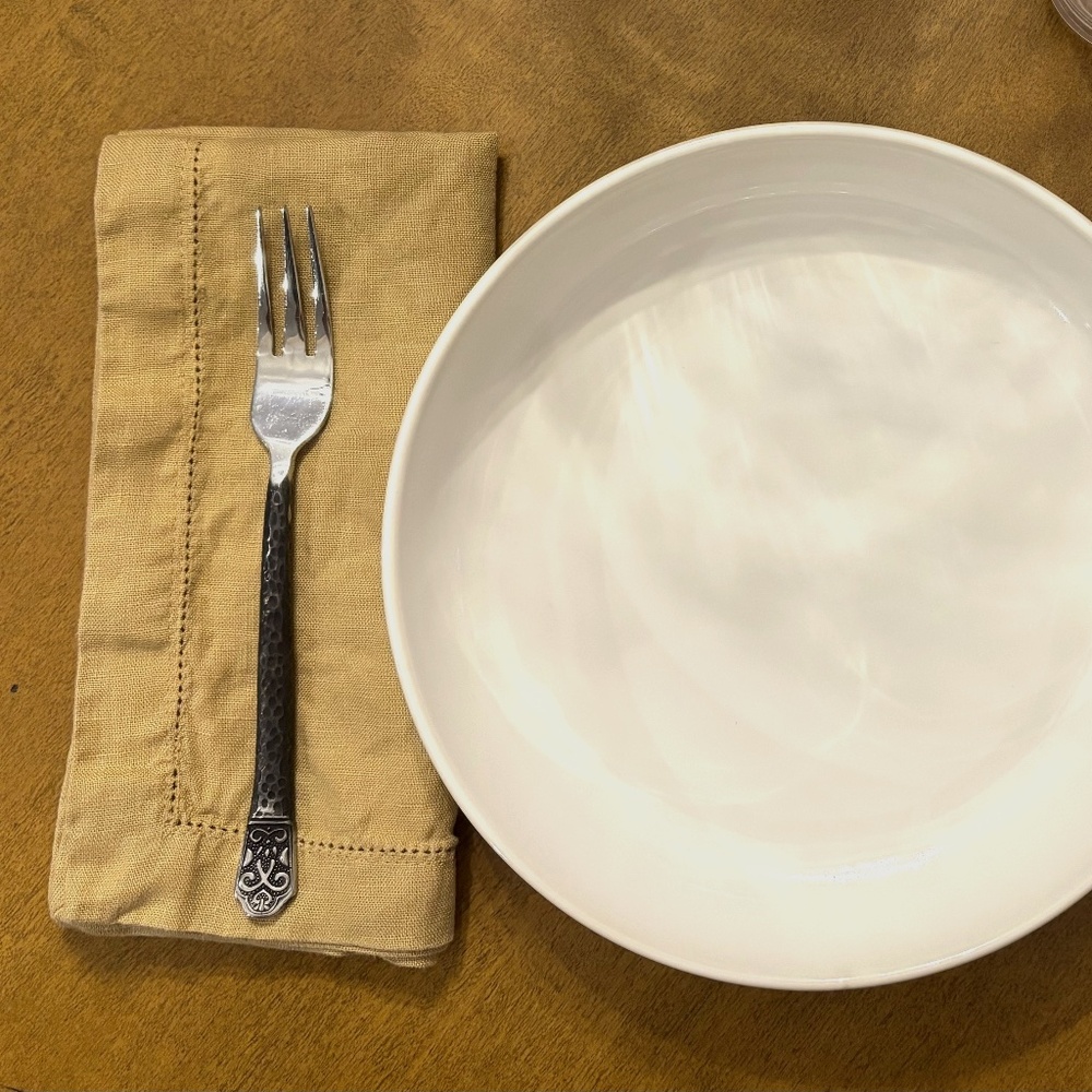 Mason Oversized Linen Napkins - Pottery Barn - Never Used